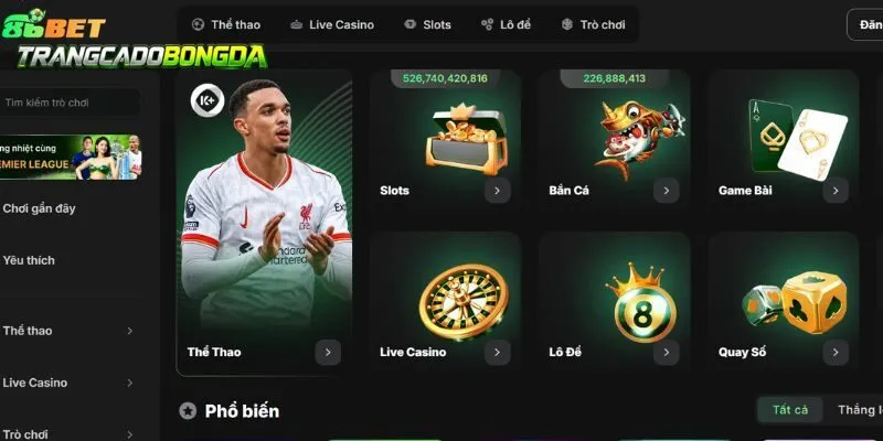 86BET – Nền Tảng Cá Cược Uy Tín, Nạp Rút Siêu Tốc